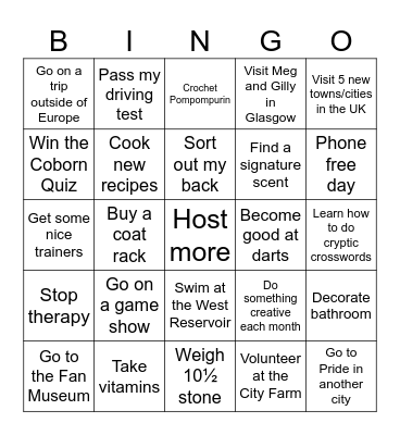2026 BINGO! Bingo Card