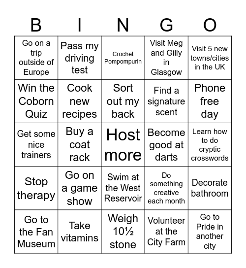 2026 BINGO! Bingo Card