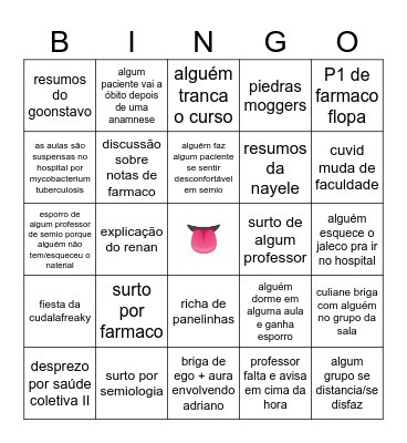 BINGO DA 120 Bingo Card