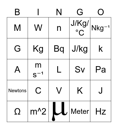 N5 Units Grade Booster Bingo Card