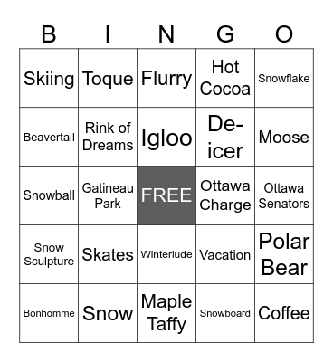 RTM Bingo 2026 Bingo Card