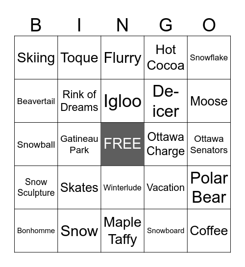 RTM Bingo 2026 Bingo Card
