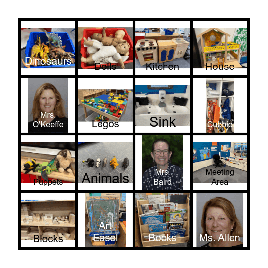 Mrs. Baird & Mrs. O'Keeffe Bingo Card