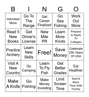 2026 BINGO! Bingo Card