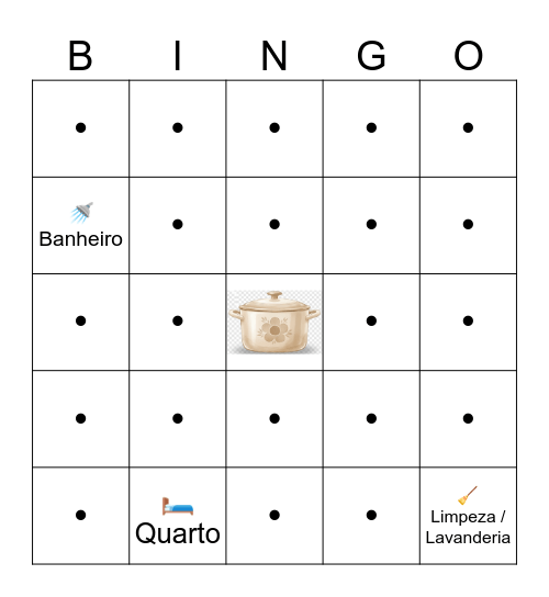 Chá de Casa Nova K&L Bingo Card