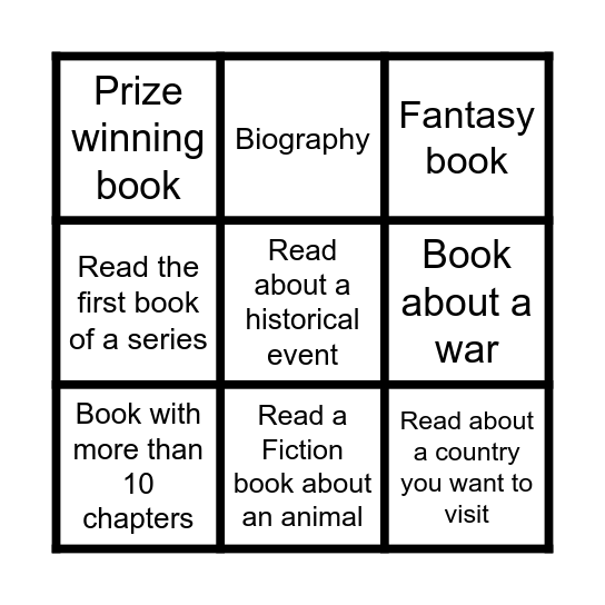 CCMS Library Bingo Card