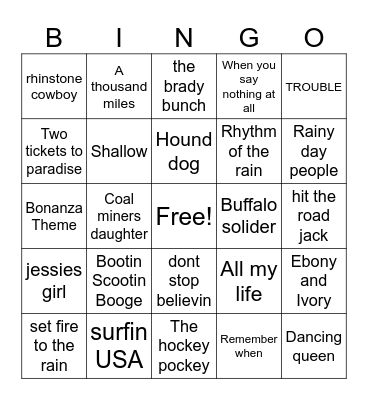 Recap 2025 Bingo Card