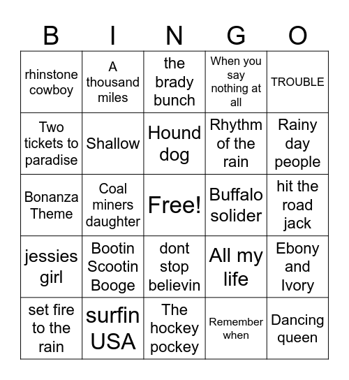 Recap 2025 Bingo Card