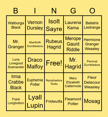 Parenthood Bingo Card