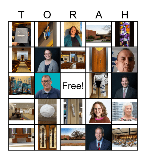 SYNAGOGUE BINGO Card