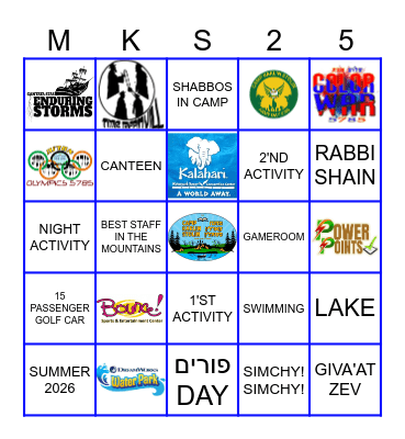 MKS Bingo 2025 Bingo Card