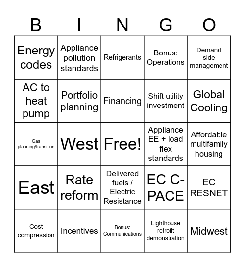 CFB '26 Priorities Bingo Card