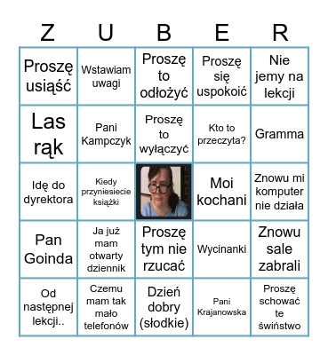 ZUBINGO Card