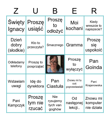ZUBINGO Card