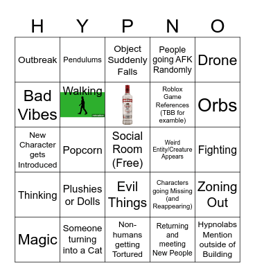 HTG Roleplay Bingo Card