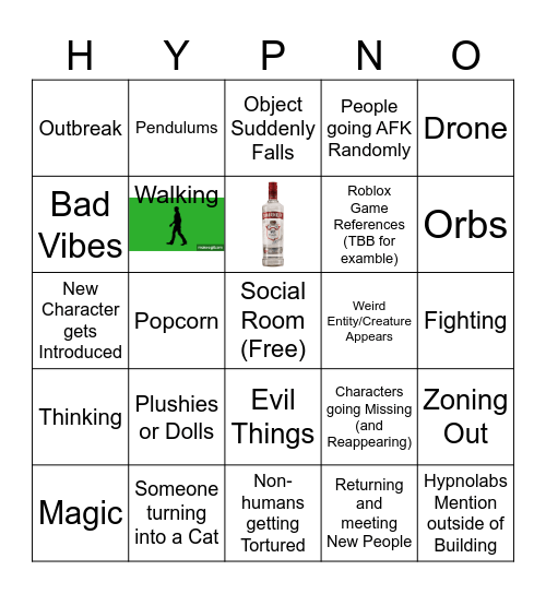 HTG Roleplay Bingo Card
