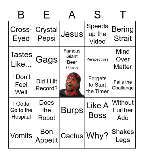LA BEAST Bingo Card