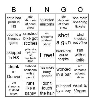 How well do you know MOE Bingo Card