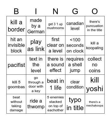 dougl Bingo Card