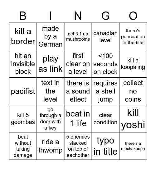 dougl Bingo Card