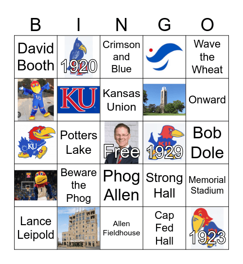 KU BINGO Card