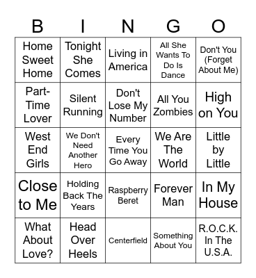 40 + Years Old But Still A Hit Bingo Card