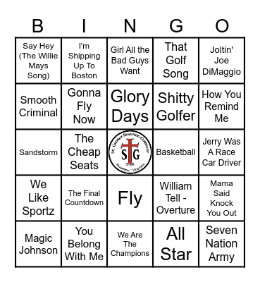 STG SPORTS! Bingo Card