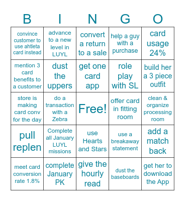 More Bingos - More Chances to Win Bingo Card