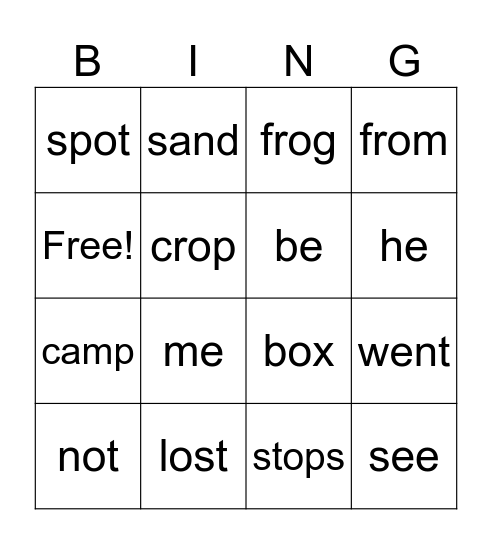 ULFI #37b Bingo Card