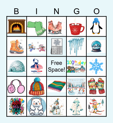 January PBIS Bingo Card