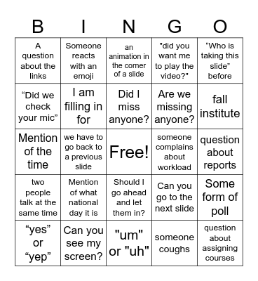 01/08/2026 Bingo Card