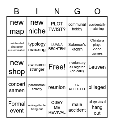 2026 BINGO Card