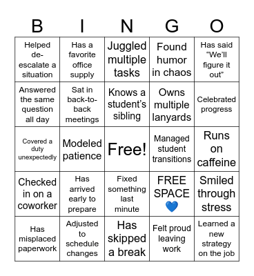 Find Someone Who... Bingo Card
