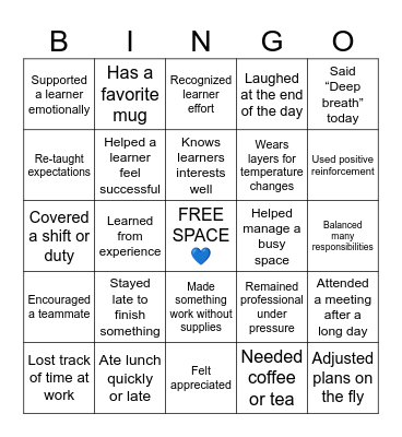 Find Someone Who... Bingo Card