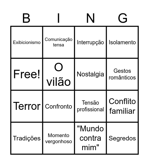 ANIVERSÁRIO Bingo Card