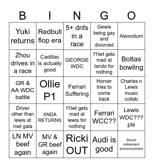 BORBPOCALYPSE Bingo Card