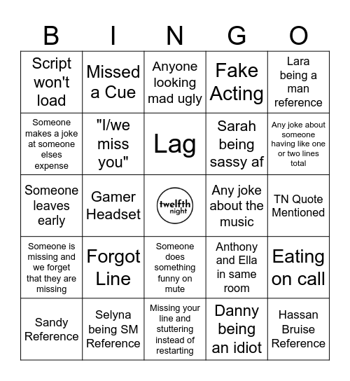 Brushup Bingo Card
