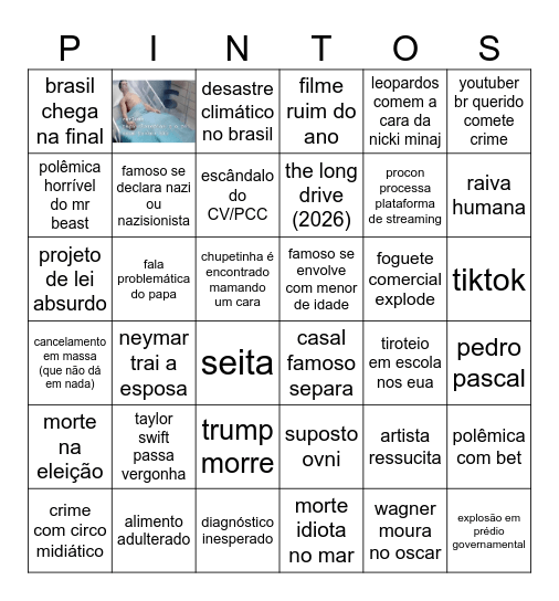 BINGO DE 2026 Bingo Card