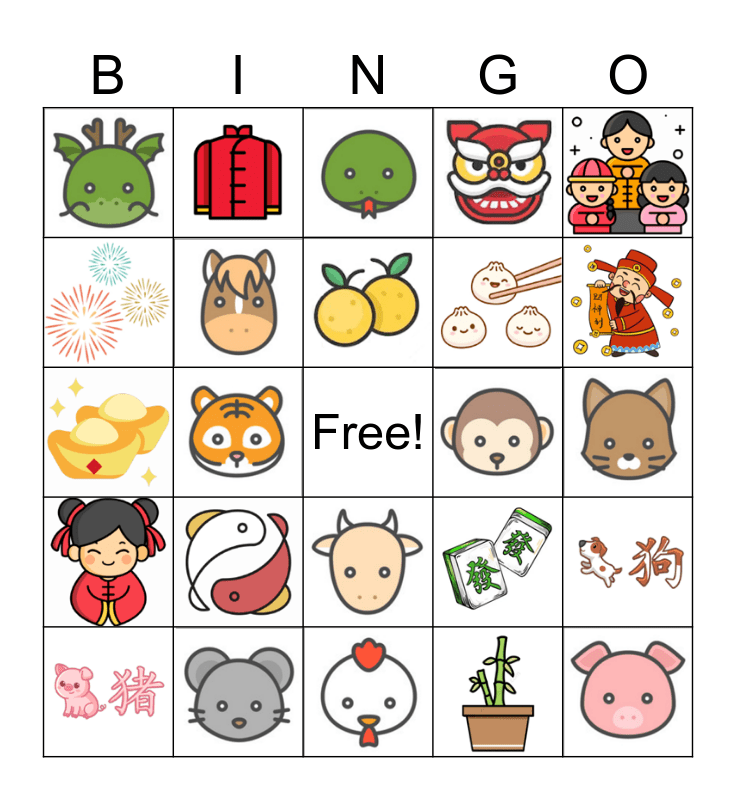 CNY BINGO Card