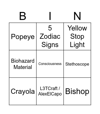 Infinite Craft #1 Bingo Card