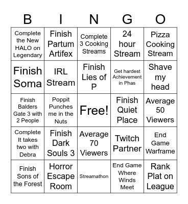 Bishop Bingo Card 2026 Bingo Card