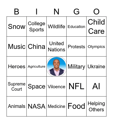 CNN 10 Bingo Card