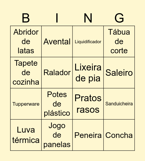 Leonarda e Girlei Bingo Card
