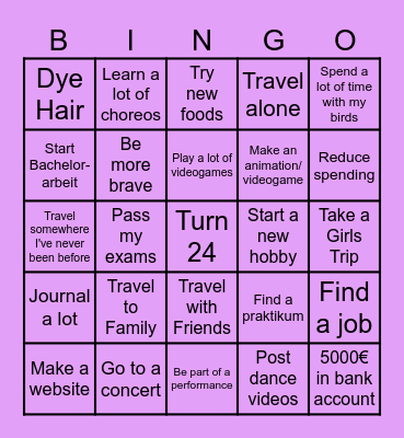 2026 Vision Bingo Card