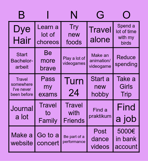 2026 Vision Bingo Card