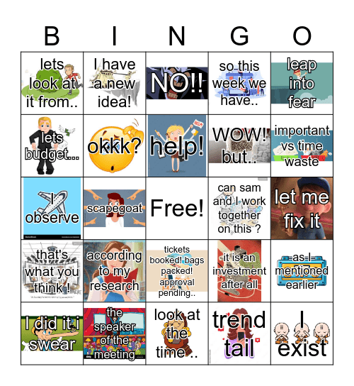 DFY BINGO Card