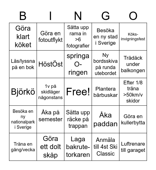 Anders 2026 Bingo Card