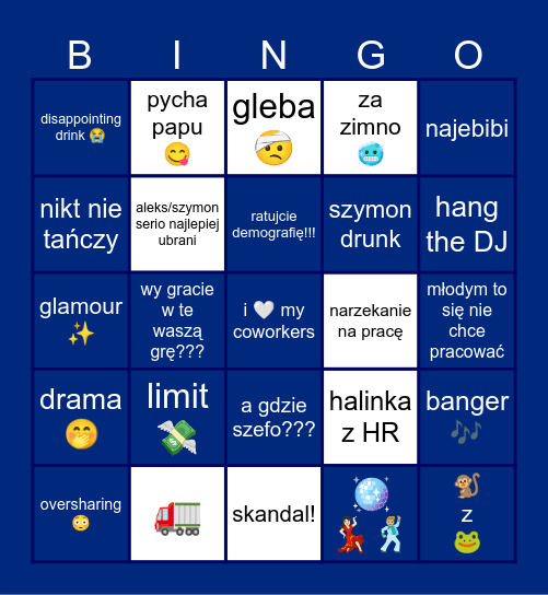 NC Bingo Card