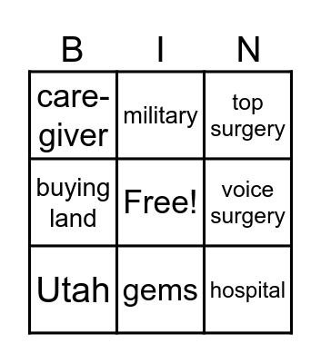 Client Bingo Card