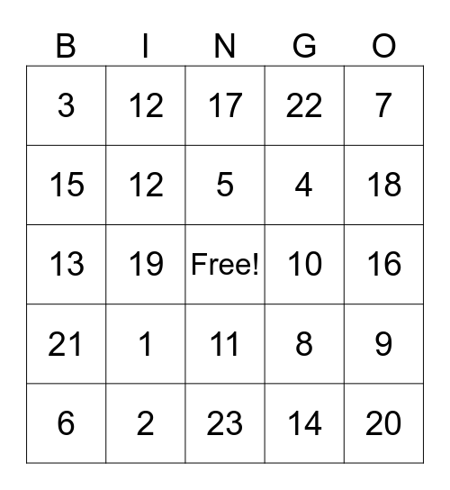 Anastasija 10 years Bingo Card